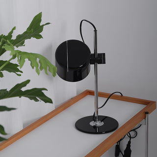 Retro Red & Black Metal Desk Lamp