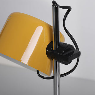 Retro Red & Black Metal Desk Lamp