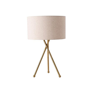 Drum Shaped Minimalist Fabirc Table Light