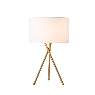 Drum Shaped Minimalist Fabirc Table Light