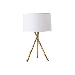 Drum Shaped Minimalist Fabirc Table Light