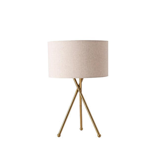 Drum Shaped Minimalist Fabirc Table Light