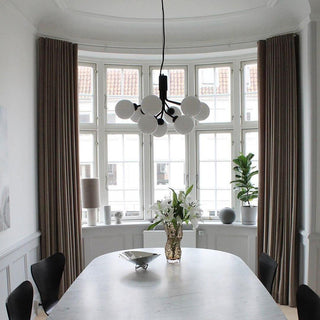 Drum Tower Octopus Sculptural Metal Chandelier