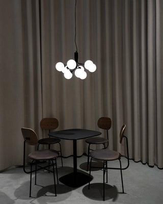Drum Tower Octopus Sculptural Metal Chandelier
