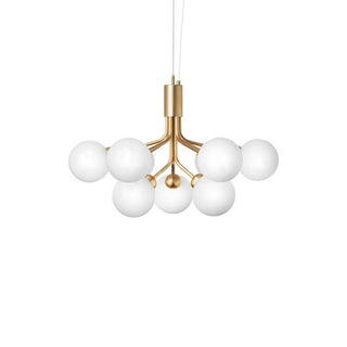 Drum Tower Octopus Sculptural Metal Chandelier