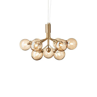 Drum Tower Octopus Sculptural Metal Chandelier