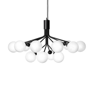 Drum Tower Octopus Sculptural Metal Chandelier