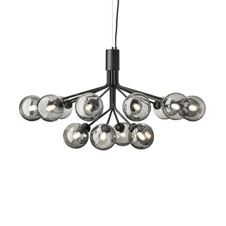 Drum Tower Octopus Sculptural Metal Chandelier