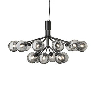 Drum Tower Octopus Sculptural Metal Chandelier