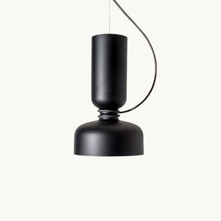 Dumbbell Black Metal Pendant Light