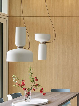 Dumbbell Black Metal Pendant Light