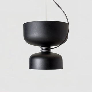 Dumbbell Black Metal Pendant Light