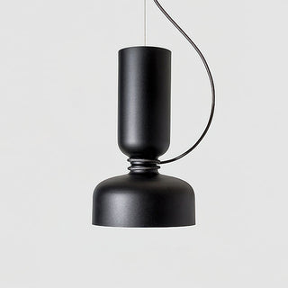 Dumbbell Black Metal Pendant Light