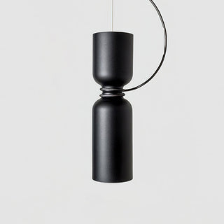 Dumbbell Black Metal Pendant Light