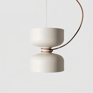 Dumbbell Black Metal Pendant Light