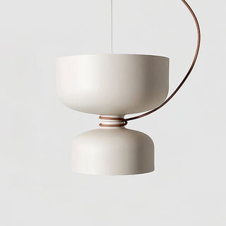 Dumbbell Black Metal Pendant Light