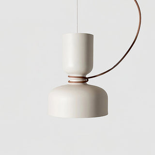 Dumbbell Black Metal Pendant Light