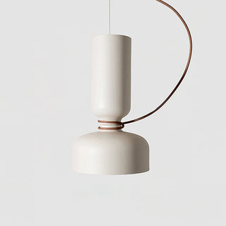 Dumbbell Black Metal Pendant Light