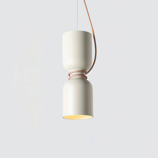 Dumbbell Black Metal Pendant Light