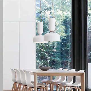 Dumbbell Black Metal Pendant Light