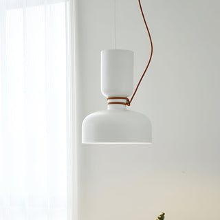 Dumbbell Black Metal Pendant Light