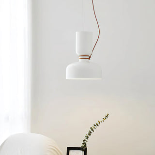 Dumbbell Black Metal Pendant Light
