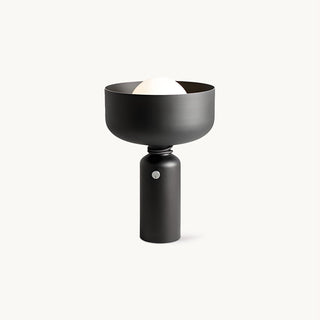 Contrast Black  White Geometric Table Lamp