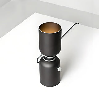 Contrast Black  White Geometric Table Lamp