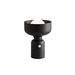 Contrast Black  White Geometric Table Lamp