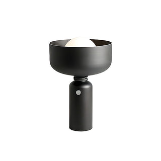 Contrast Black  White Geometric Table Lamp