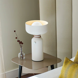 Contrast Black  White Geometric Table Lamp