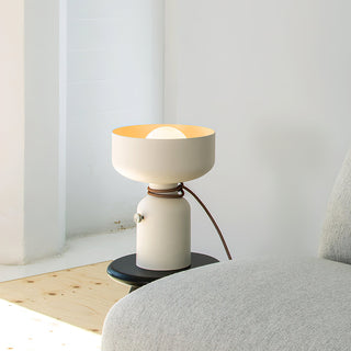 Contrast Black  White Geometric Table Lamp