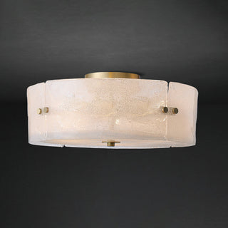 Dumount Modern Textured Glass Ceiling Light