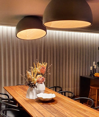 Duo Dual-Tone Dome Ceiling Light