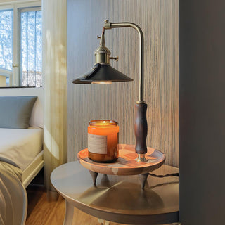 Juno Retro Wood Table Lamp