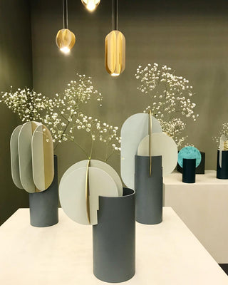 EL Cascading Oval Gold Pendant Light