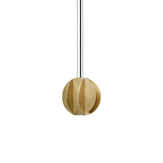 EL Cascading Oval Gold Pendant Light