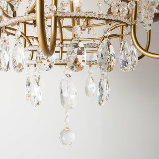 Early American Vintage Iron Chandelier