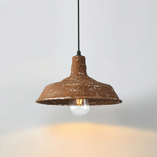 Earthen Rustic Iron Bell Pendant Light