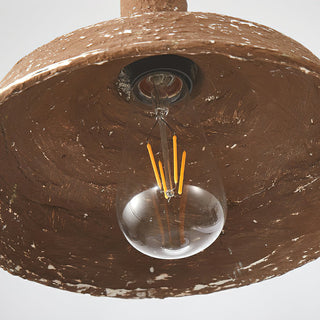 Earthen Rustic Iron Bell Pendant Light