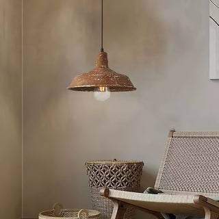 Earthen Rustic Iron Bell Pendant Light
