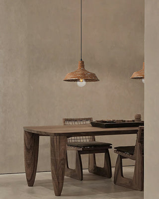 Earthen Rustic Iron Bell Pendant Light