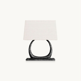 Halo Sculpted Metal Table Lamp