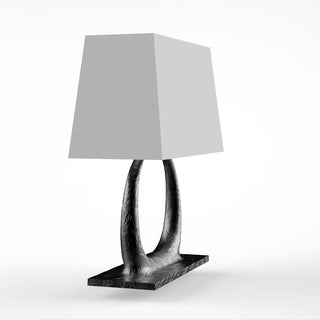 Halo Sculpted Metal Table Lamp