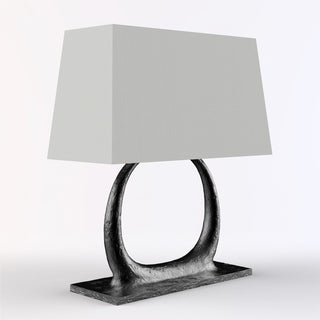 Halo Sculpted Metal Table Lamp