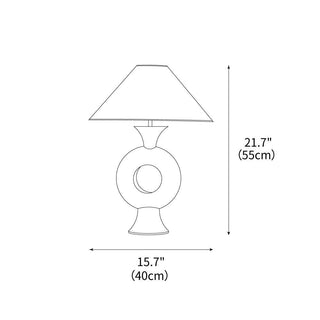 Eclipse Modern Resin Table Light
