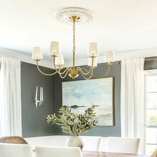 Eclipse Vintage Fabric Chandelier