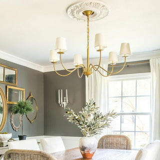 Eclipse Vintage Fabric Chandelier
