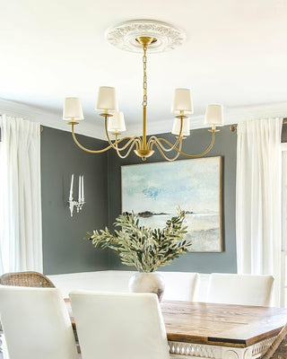 Eclipse Vintage Fabric Chandelier