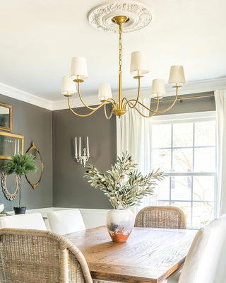 Eclipse Vintage Fabric Chandelier